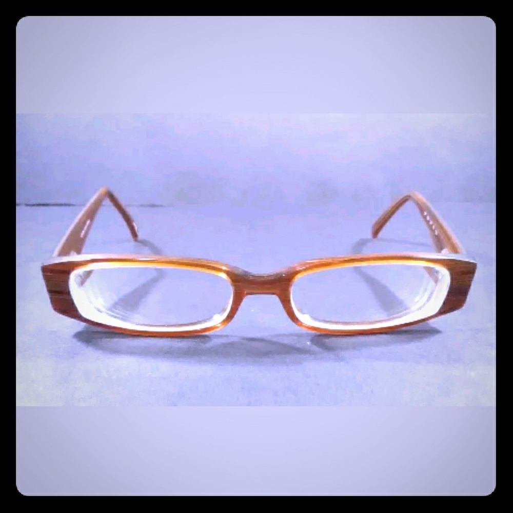 Daisey Fuentes Mia 247 Brown Marble Eyeglasses